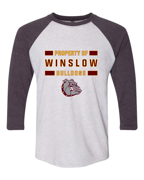 Winslow Bulldogs Property Of Men's Baseball T-Shirt