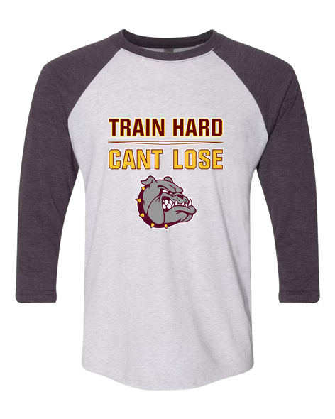 Winslow Bulldogs Train Hard, Can't Lose Women's Baseball T-Shirt