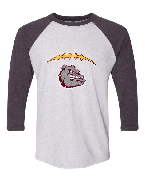 Winslow Bulldogs Football #2 Women's Baseball T-Shirt