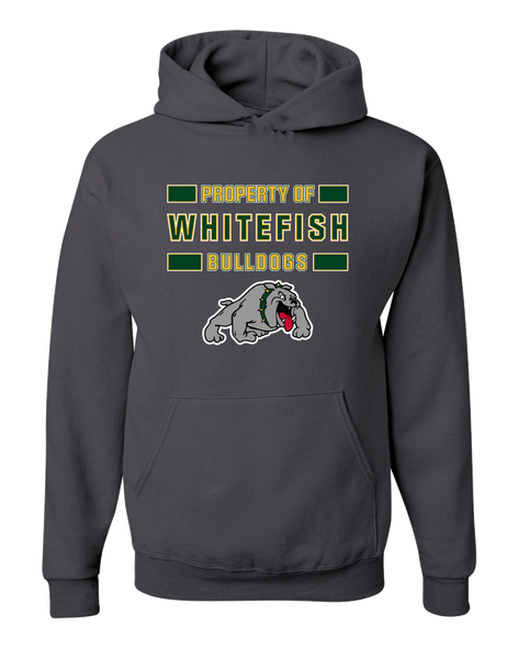 Whitefish Bulldogs Property Of Men's Premium Hoodie