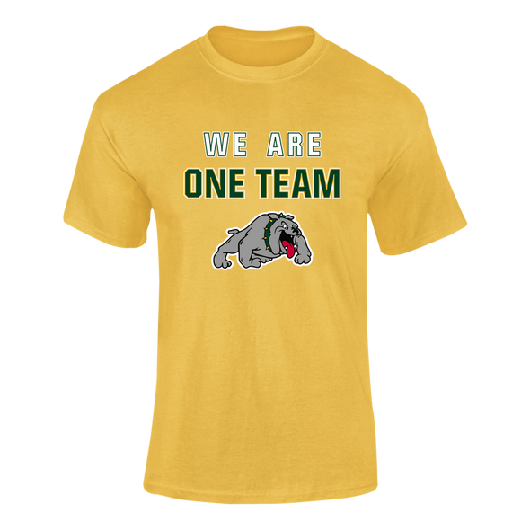 Whitefish Bulldogs We Are One Team Men's SS T-Shirt