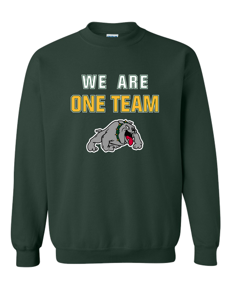 Whitefish Bulldogs We Are One Team Men's Sweatshirt