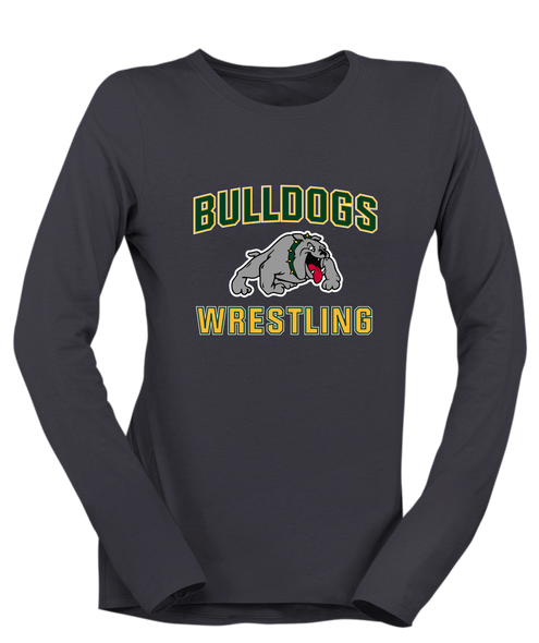 Whitefish Bulldogs Wrestling Women's LS T-Shirt