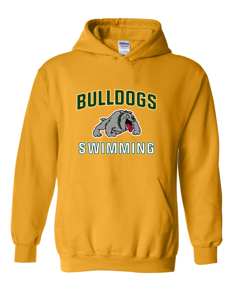 Whitefish Bulldogs Swimming Men's Hoodie