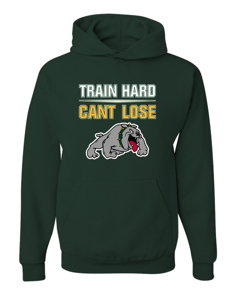 Whitefish Bulldogs Train Hard, Can't Lose Men's Premium Hoodie