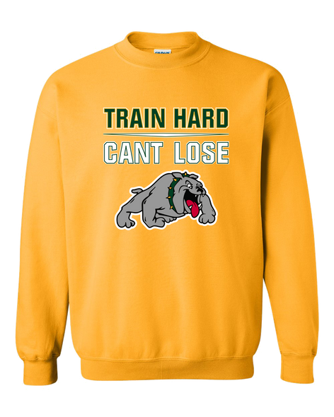 Whitefish Bulldogs Train Hard, Can't Lose Men's Sweatshirt