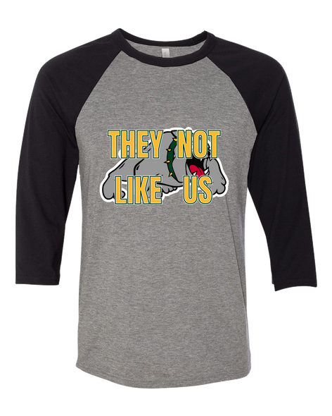 Whitefish Bulldogs They Not Like Us #2 Women's Baseball T-Shirt