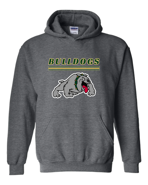 Whitefish Bulldogs Mascot #8 Men's Hoodie