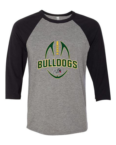 Whitefish Bulldogs Football #5 Men's Baseball T-Shirt