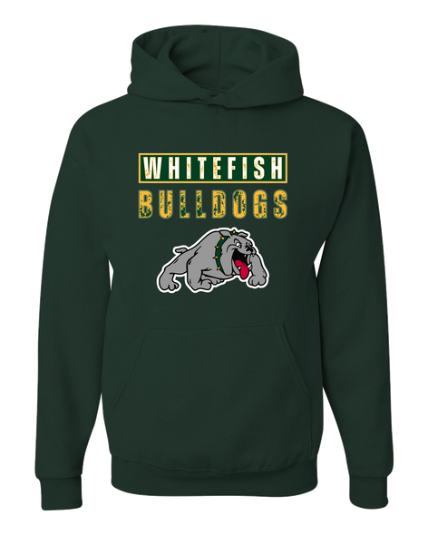 Whitefish Bulldogs Mascot #9 Men's Premium Hoodie