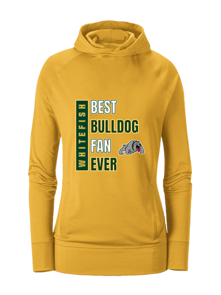 Whitefish Bulldogs Best Bulldog Fan Women's Hoodie