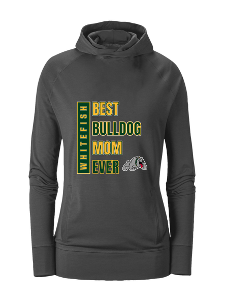 Whitefish Bulldogs Best Bulldog Mom Women's Hoodie