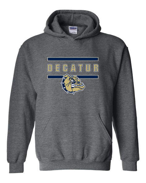 Decatur Bulldogs Mascot #4 Men's Hoodie