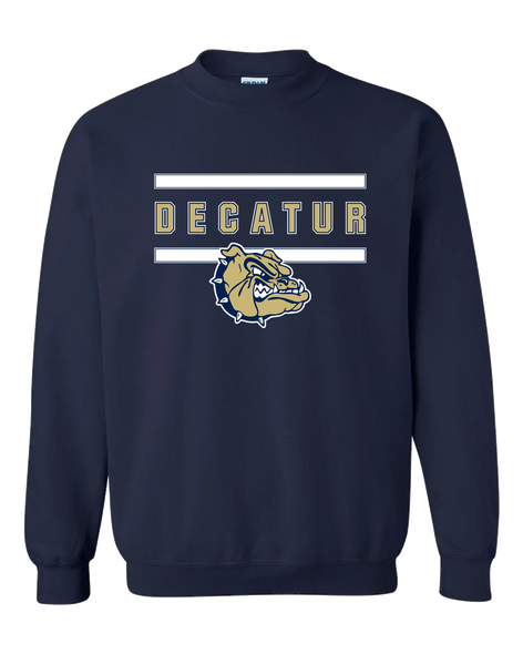 Decatur Bulldogs Mascot #4 Men's Sweatshirt