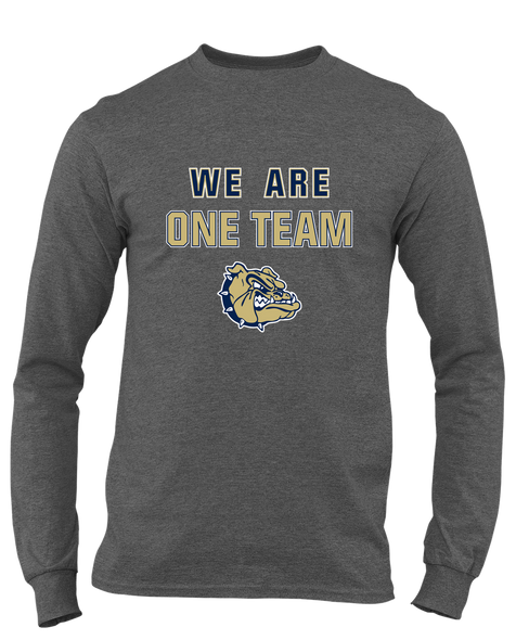 Decatur Bulldogs We Are One Team Men's LS T-Shirt