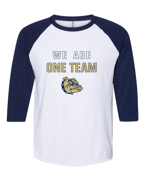 Decatur Bulldogs We Are One Team Women's Baseball T-Shirt