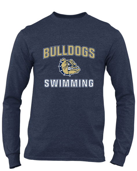 Decatur Bulldogs Swimming Men's LS T-Shirt