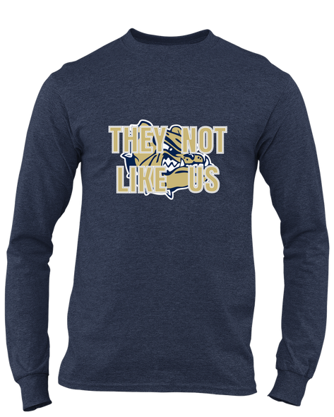 Decatur Bulldogs They Not Like Us #2 Men's LS T-Shirt