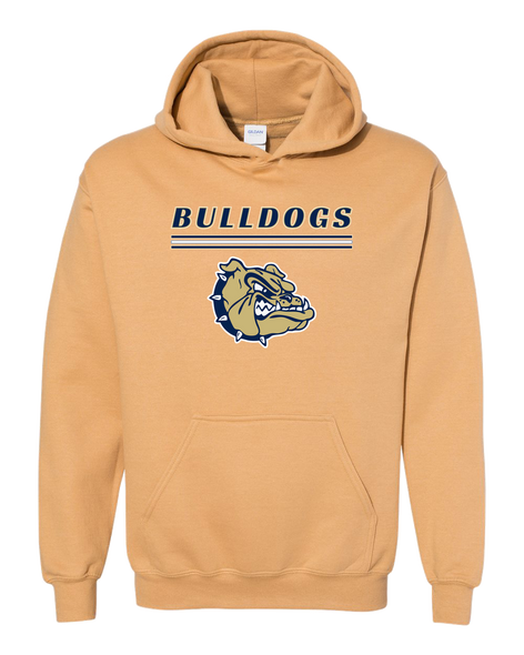 Decatur Bulldogs Mascot #8 Men's Hoodie