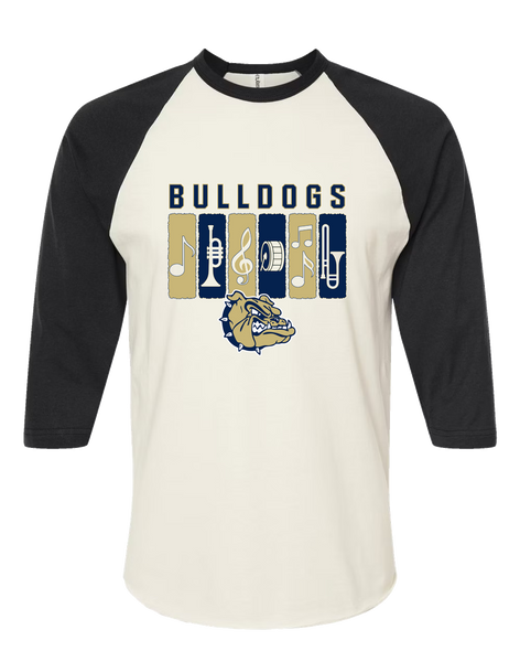 Decatur Bulldogs Band # 2 Men's Baseball T-Shirt