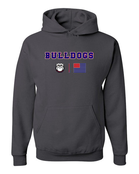Richmond Bulldogs Team Colors Flag Men's Premium Hoodie
