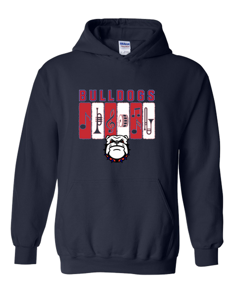 Richmond Bulldogs Band # 2 Men's Hoodie