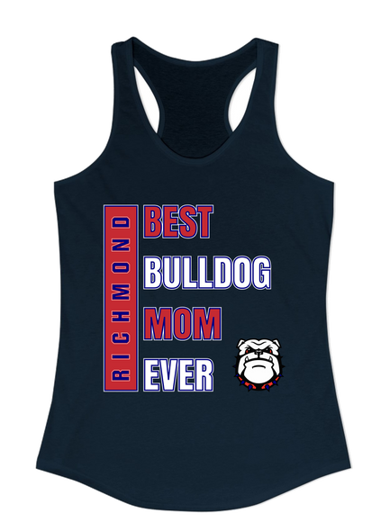Richmond Bulldogs Best Bulldog Mom Women's Tank Top