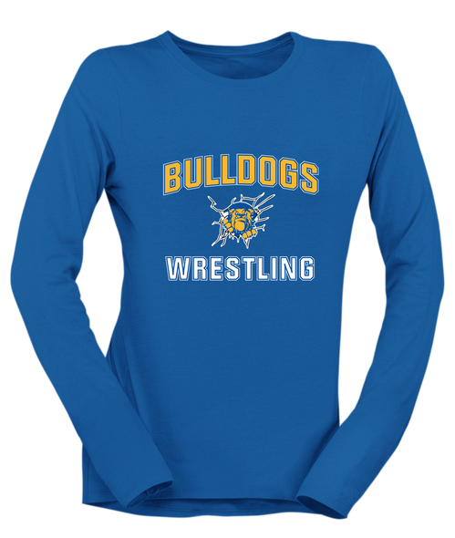 Kingman Bulldogs Wrestling Women's Premium LS T-Shirt