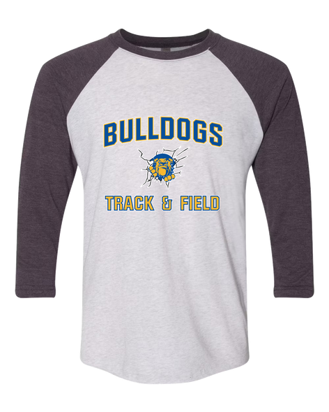 Kingman Bulldogs Track & Field Women's Baseball T-Shirt