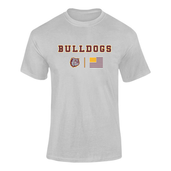 St. Cloud Bulldogs Team Colors Flag Men's Premium SS T-Shirt