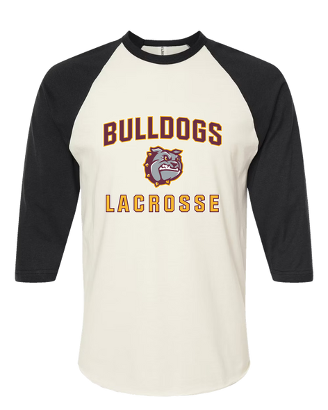 St. Cloud Bulldogs Lacrosse Men's Baseball T-Shirt