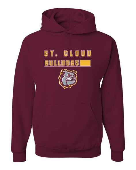 St. Cloud Bulldogs Mascot #7 Men's Premium Hoodie