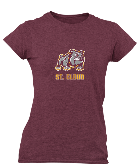 St. Cloud Bulldogs Mascot Mascot #2 Women's Premium SS T-Shirt