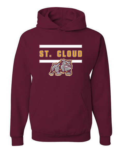 St. Cloud Bulldogs Mascot Mascot #4 Men's Premium Hoodie