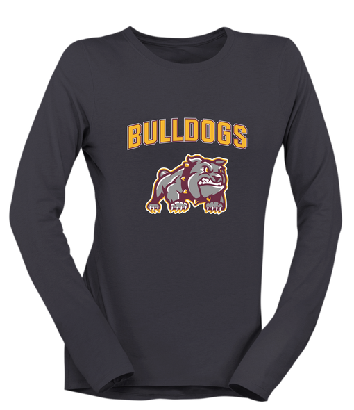 St. Cloud Bulldogs Mascot Mascot #6 Women's Premium LS T-Shirt