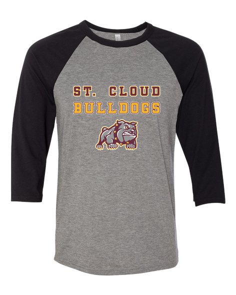 St. Cloud Bulldogs Mascot Spirit Men's Baseball T-Shirt