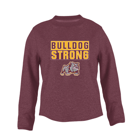 St. Cloud Bulldogs Mascot Strong #1 Women's Sweatshirt