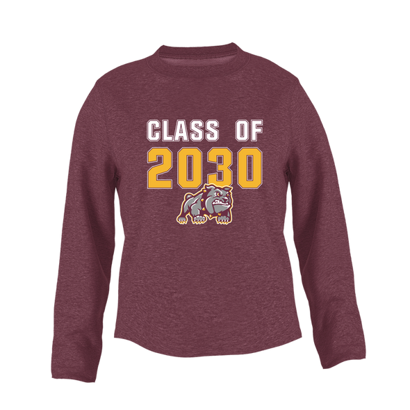 St. Cloud Bulldogs Mascot Class of 2030 Women's Sweatshirt