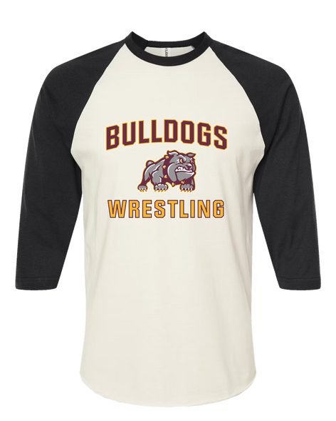 St. Cloud Bulldogs Mascot Wrestling Men's Baseball T-Shirt