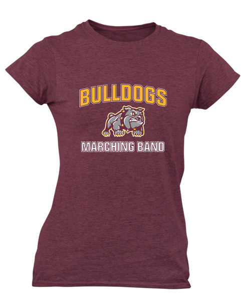 St. Cloud Bulldogs Mascot Marching Band Women's SS T-Shirt
