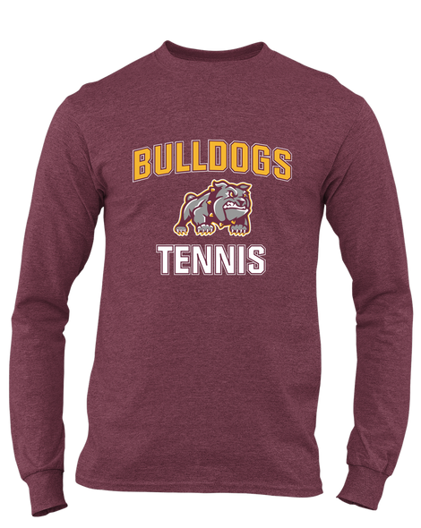 St. Cloud Bulldogs Mascot Tennis Men's LS T-Shirt