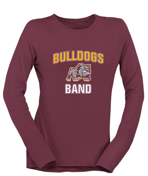 St. Cloud Bulldogs Mascot Band # 1 Women's LS T-Shirt