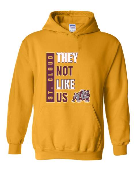 St. Cloud Bulldogs Mascot They Not Like Us #1 Men's Hoodie