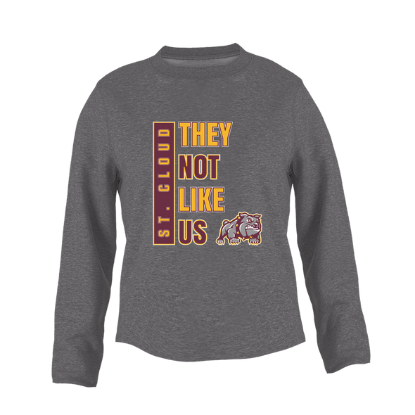 St. Cloud Bulldogs Mascot They Not Like Us #1 Women's Sweatshirt