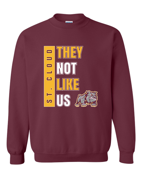 St. Cloud Bulldogs Mascot They Not Like Us #1 Men's Sweatshirt