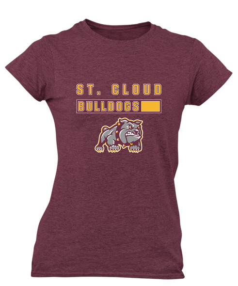 St. Cloud Bulldogs Mascot Mascot #7 Women's SS T-Shirt