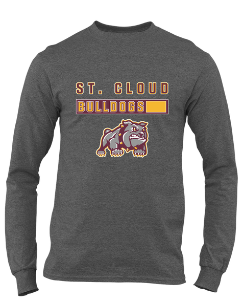 St. Cloud Bulldogs Mascot Mascot #7 Men's Premium LS T-Shirt