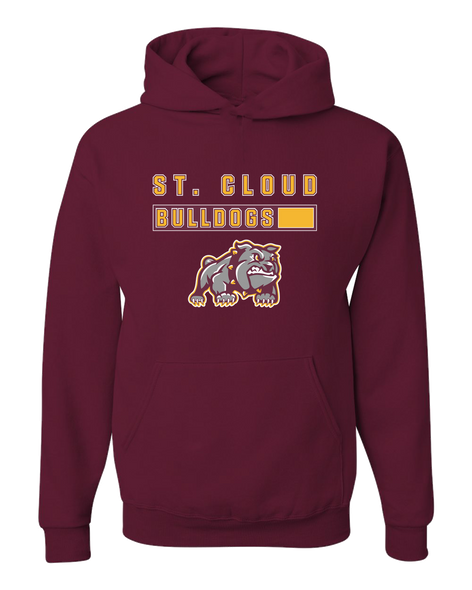 St. Cloud Bulldogs Mascot Mascot #7 Men's Premium Hoodie
