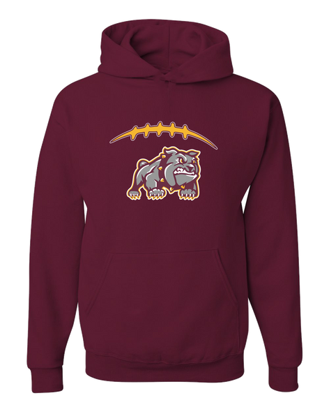 St. Cloud Bulldogs Mascot Football #2 Men's Premium Hoodie