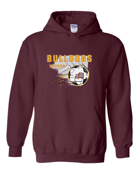 St. Cloud Bulldogs Mascot Soccer #2 Men's Hoodie